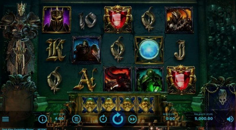 Play Dark King: Forbidden Riches by Netent at 1Win Casino