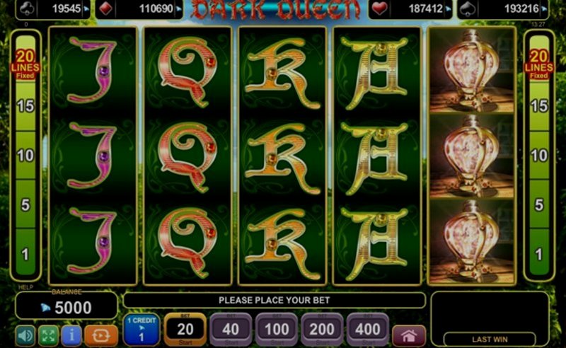 Play Dark Queen by Amusnet at 1Win Casino