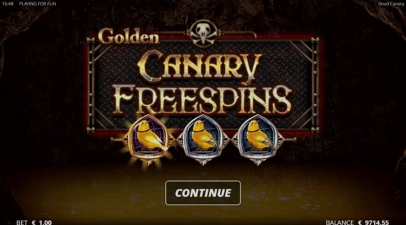 Play Dead Canary by Nolimit City at 1Win Casino