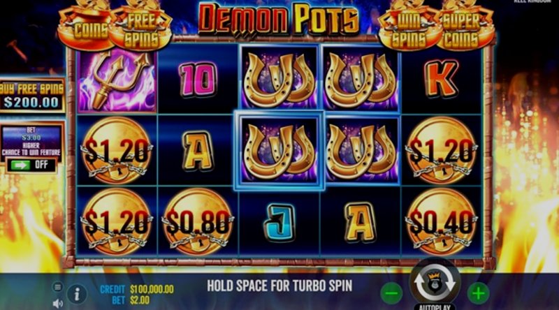 Play Demon Pots by Pragmatic at 1Win Casino