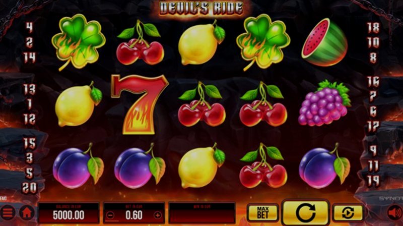 Play Devils Ride by Synot at 1Win Casino