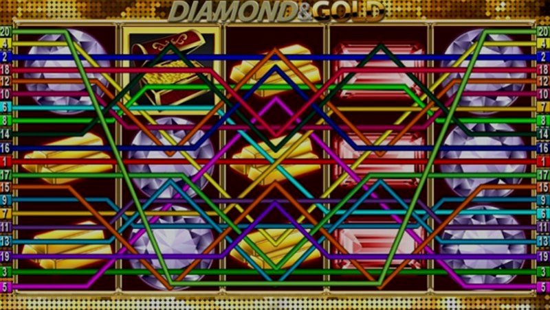 Play Diamond and Gold by Edict at 1Win Casino