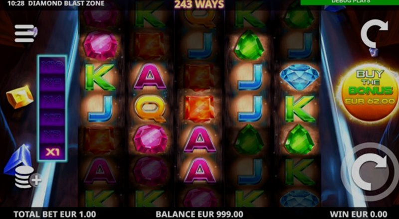 Play Diamond Blast Zone by Leander at 1Win Casino