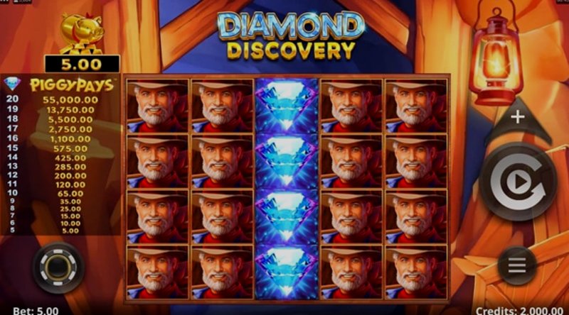 Play Diamond Discovery by Games Global at 1Win Casino