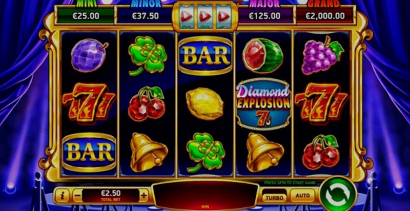 Play Diamond Explosion 7s by Rubyplay at 1Win Casino