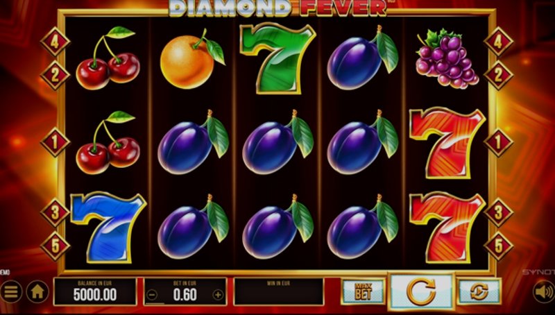 Play Diamond Fever by Synot at 1Win Casino