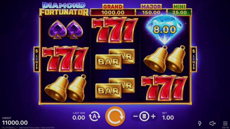 Play Diamond Fortunator in Indonesia at 1Win Casino