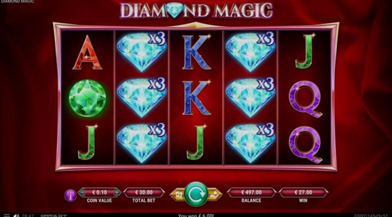 Play Diamond Magic by Gameart at 1Win Casino