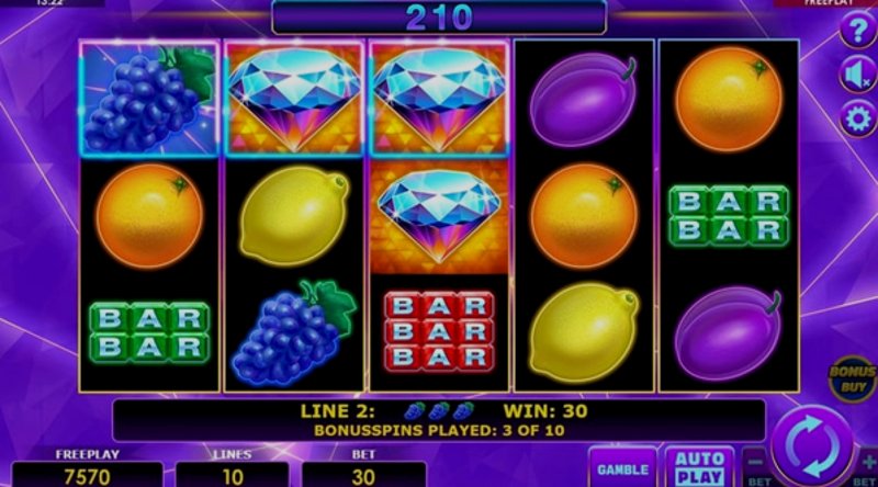 Play Diamond Staxx by Amatic at 1Win Casino