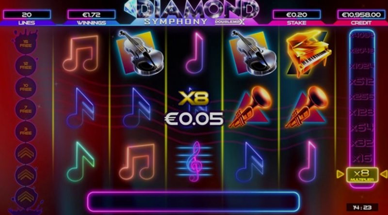 Play Diamond Symphony by Playzido at 1Win Casino