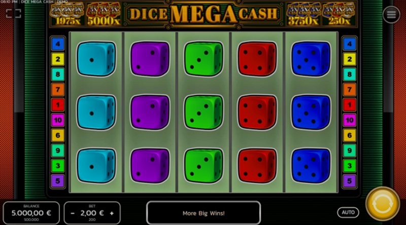 Play Dice Mega Cash by Fazi at 1Win Casino