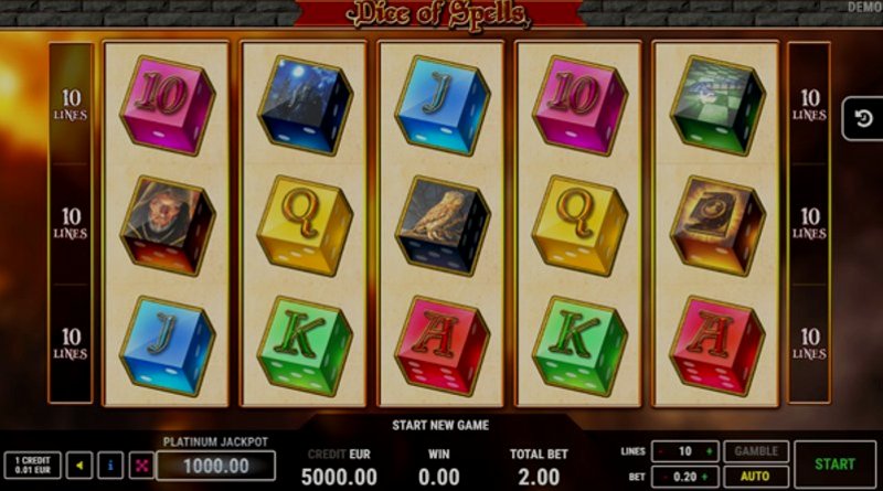 Play Dice of Spells by Fazi at 1Win Casino