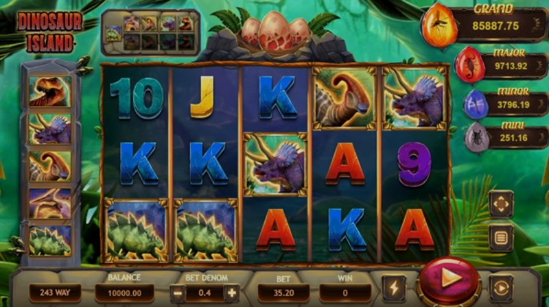 Play Dinosaur Island by Tpg at 1Win Casino