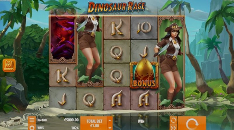 Play Dinosaur Rage by Quickspin at 1Win Casino