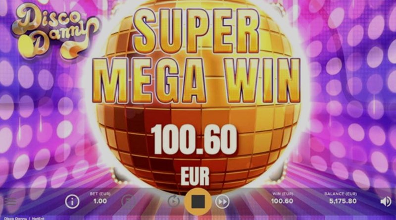 Play Disco Danny by Netent at 1Win Casino