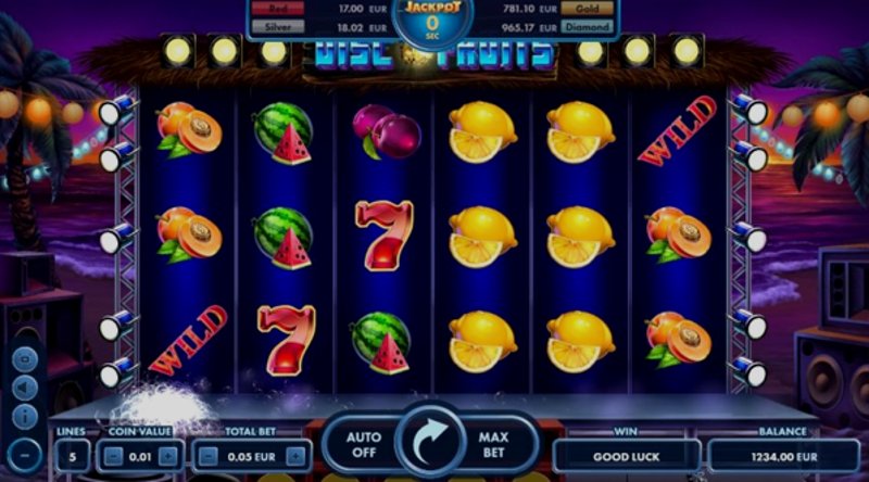 Play Disco Fruits by Netgame at 1Win Casino