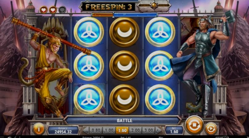 Play Divine Showdown by Playn Go at 1Win Casino