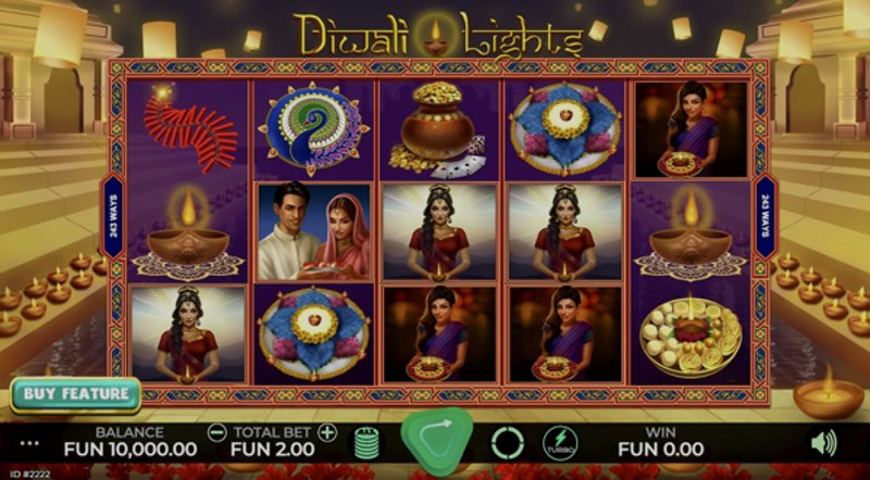 Play Diwali Lights by Caleta at 1Win Casino