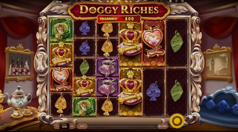 Play Doggy Riches Megaways by Red Tiger at 1Win Casino