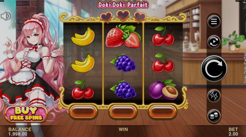 Play Doki Doki Parfait by Microgaming at 1Win Casino