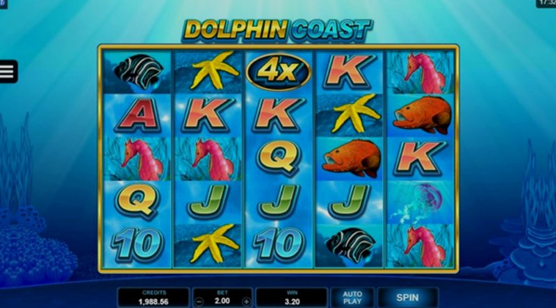 Play Dolphin Coast by Games Global at 1Win Casino