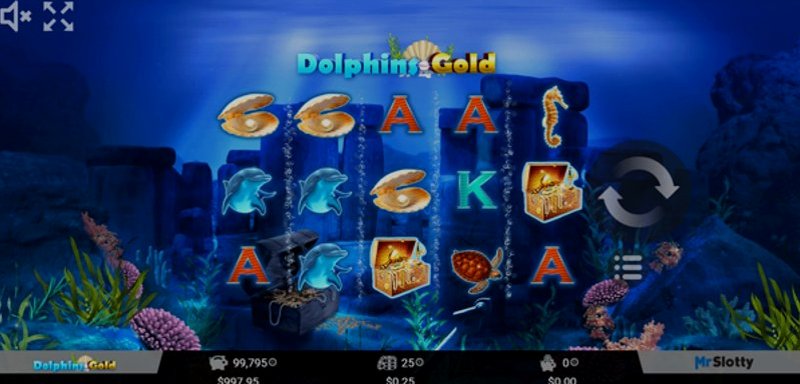 Play Dolphins Gold by Mrslotty at 1Win Casino