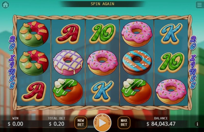 Play Donut City by Kaga at 1Win Casino