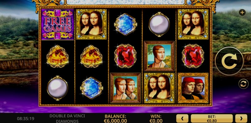 Play Double Da Vinci Diamonds by High5 at 1Win Casino