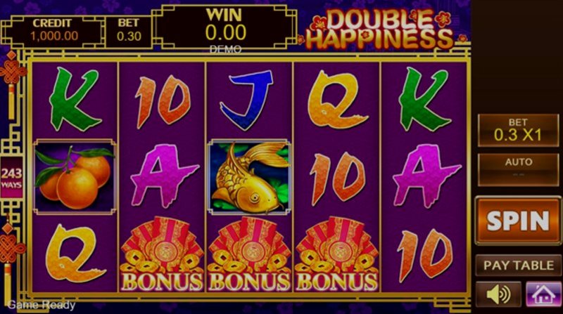 Play Double Happiness by Kaga at 1Win Casino