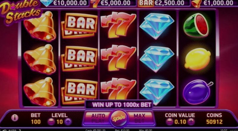 Play Double Stacks by Netent at 1Win Casino