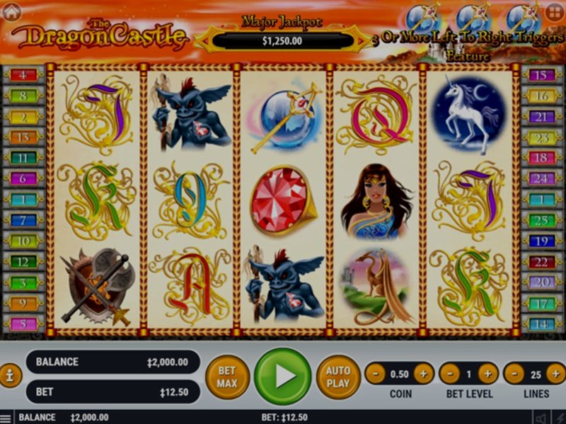 Play Dragon Castle by Habanero at 1Win Casino