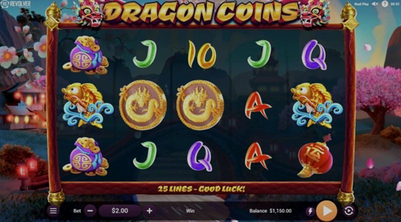 Play Dragon Coins by Revolver at 1Win Casino