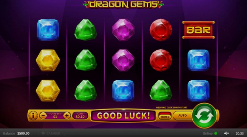 Play Dragon Gems by Skywind at 1Win Casino