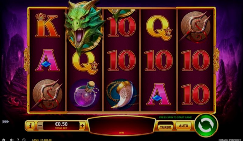 Play Dragon Prophecy by Rubyplay at 1Win Casino