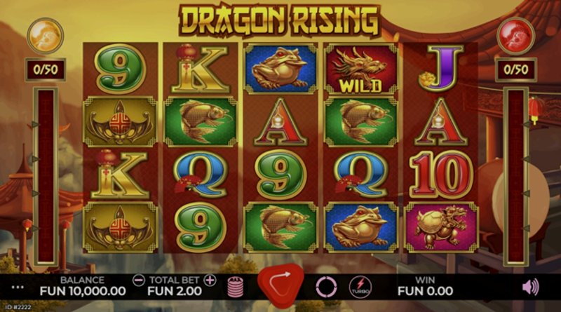 Play Dragon Rising by Caleta at 1Win Casino