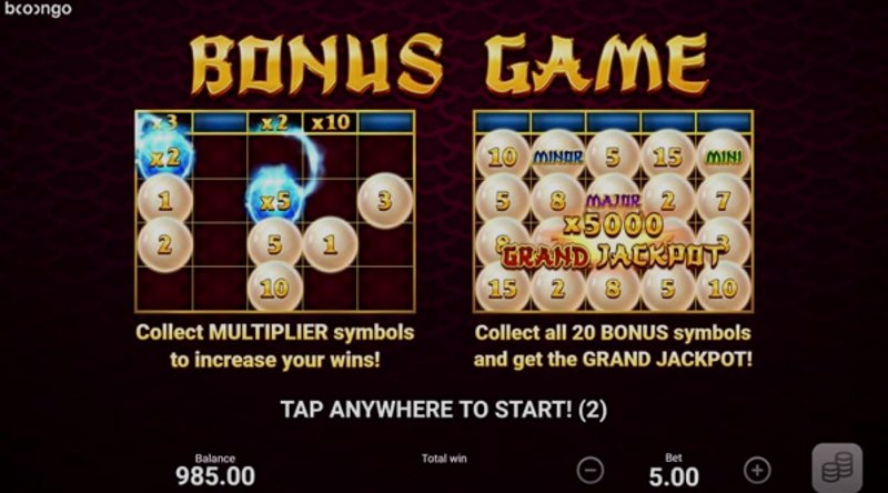 Play Dragon Wealth by Booongo at 1Win Casino