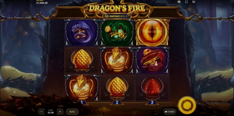 Play Dragons Fire Infinireels by Redtiger at 1Win Casino