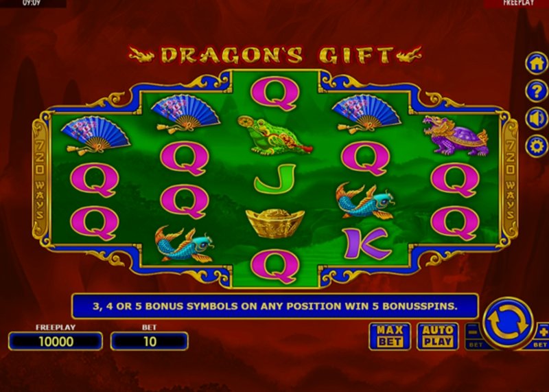 Play Dragons Gift by Amatic at 1Win Casino