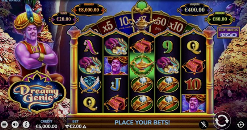 Play Dreamy Genie by Bluehorn at 1Win Casino