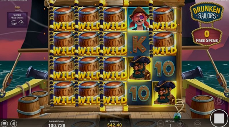 Play Drunken Sailors by Slotmill at 1Win Casino