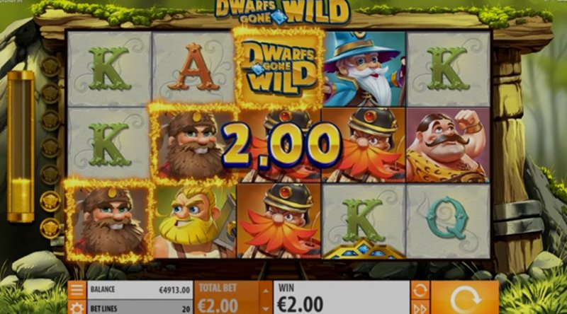 Play Dwarfs Gone Wild by Quickspin at 1Win Casino