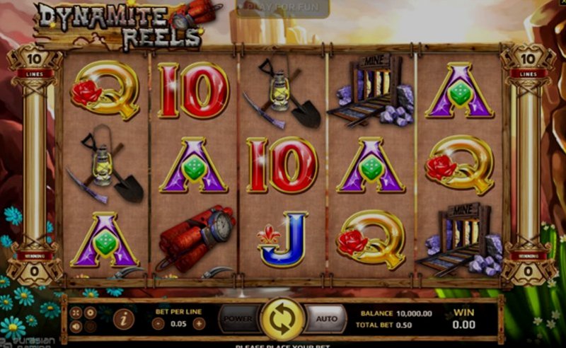 Play Dynamite Reels by Eurasian Gaming at 1Win Casino