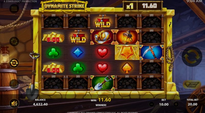 Play Dynamite Strike by Stakelogic at 1Win Casino