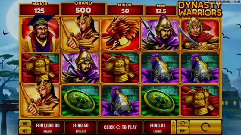 Play Dynasty Warriors by Platipus at 1Win Casino