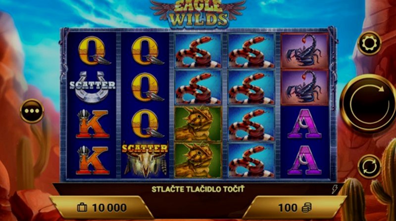 Play Eagle Wilds by Amigogaming at 1Win Casino