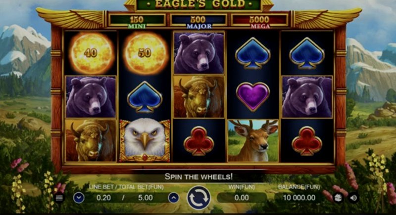 Play Eagles Gold by Zillion Games at 1Win Casino