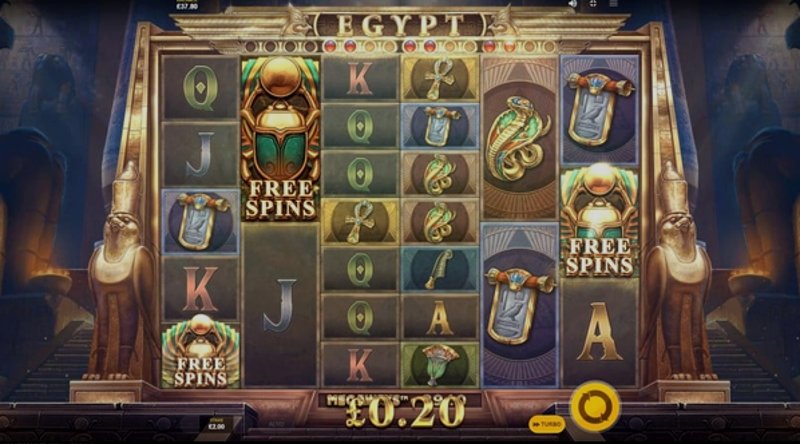 Play Egypt Megaways by Red Tiger at 1Win Casino