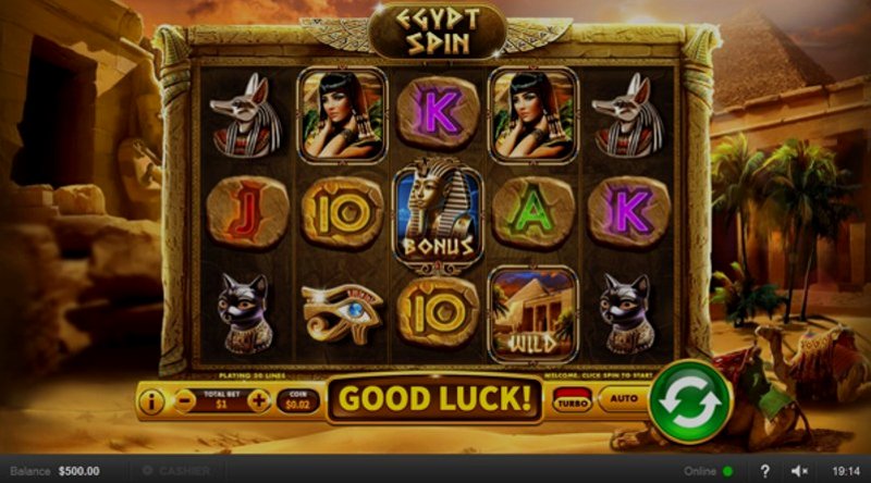 Play Egypt Spin by Skywind at 1Win Casino