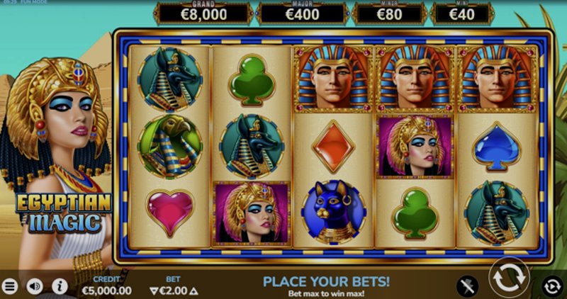 Play Egyptian Magic by Bluehorn at 1Win Casino