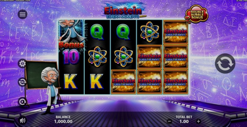 Play Einstein Eureka Moments by Stakelogic at 1Win Casino